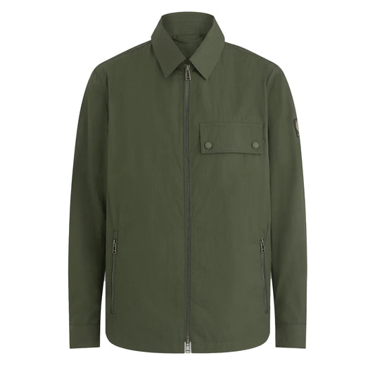 Belstaff Depot Overshirt Tile Green - The Sporting Lodge