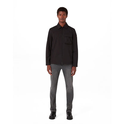 Belstaff Drome Overshirt Black - The Sporting Lodge