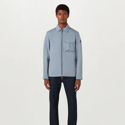 Belstaff Drome Overshirt Blue Flint - The Sporting Lodge
