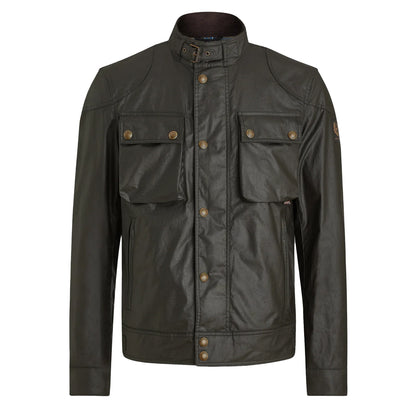 Belstaff Racemaster Jacket Faded Olive - The Sporting Lodge
