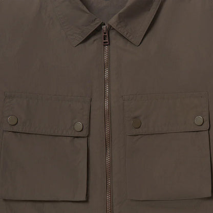 Belstaff Tourer Overshirt Army Olive - The Sporting Lodge