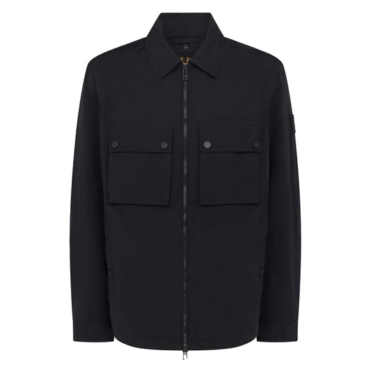 Belstaff Tourer Overshirt Black - The Sporting Lodge