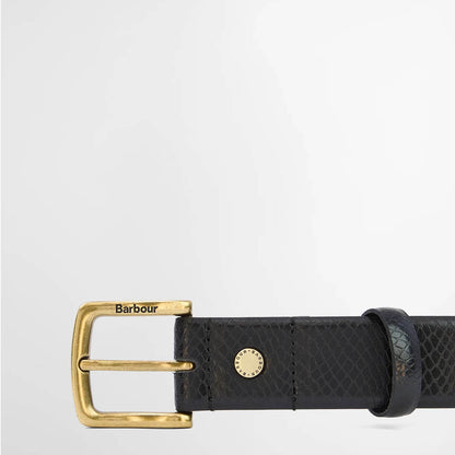 Barbour Jaspar Leather Belt Black