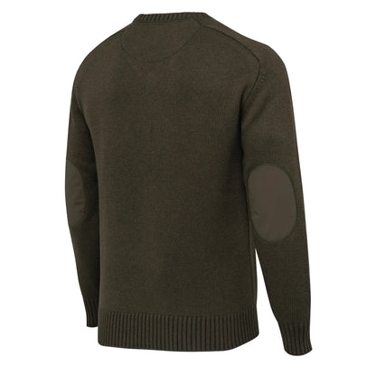 Beretta Kent V-Neck Tech Sweater Brown Bark / Moss-2