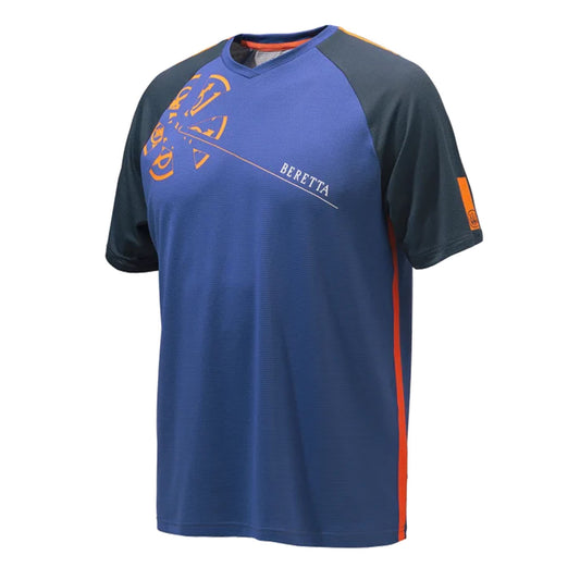 Beretta Bullseye T-shirt Blue Beretta - The Sporting Lodge