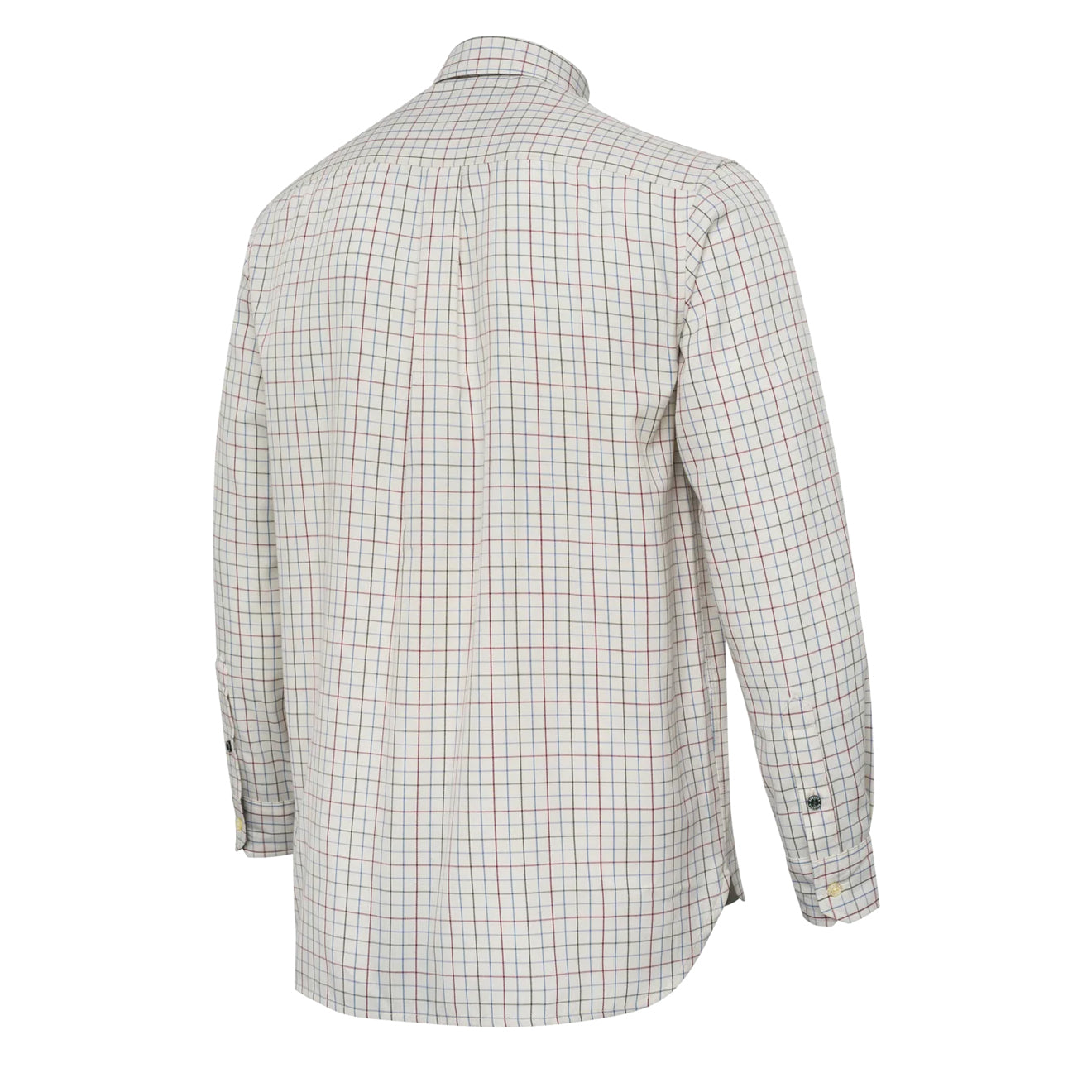 Beretta Charlow LS Shirt Ivory / Blue Check - The Sporting Lodge