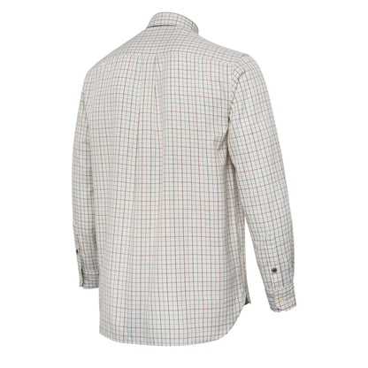 Beretta Charlow LS Shirt Ivory / Blue Check - The Sporting Lodge