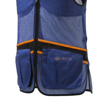 Beretta Full Mesh Shooting Vest Beretta Blue - The Sporting Lodge