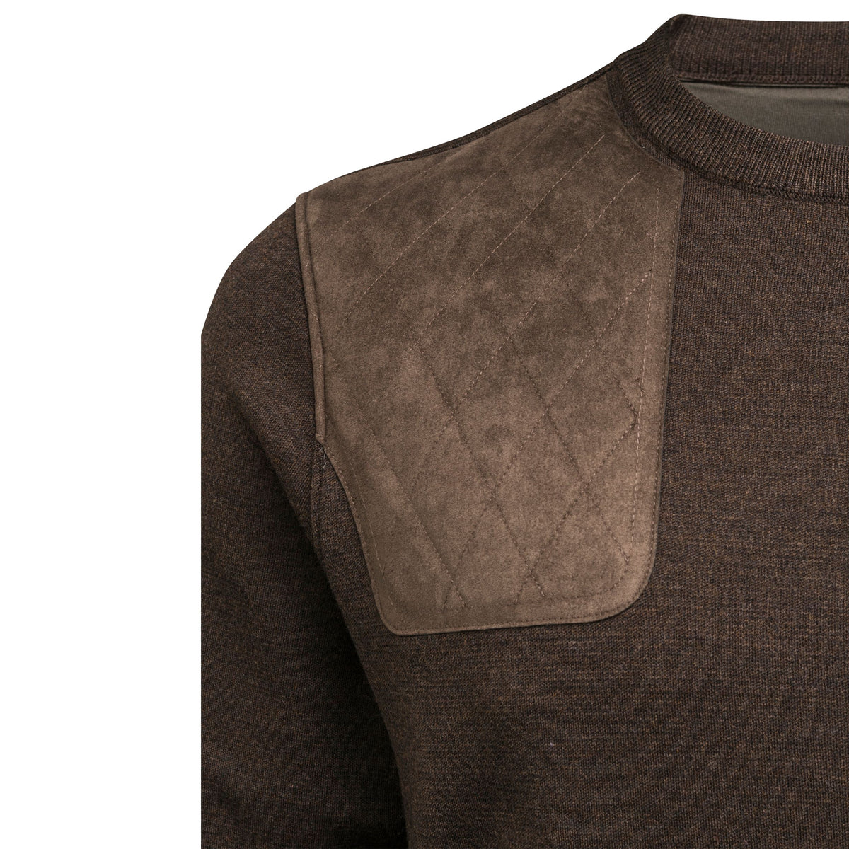 Beretta Highland Heritage Crew Neck Sweater Brown Bark