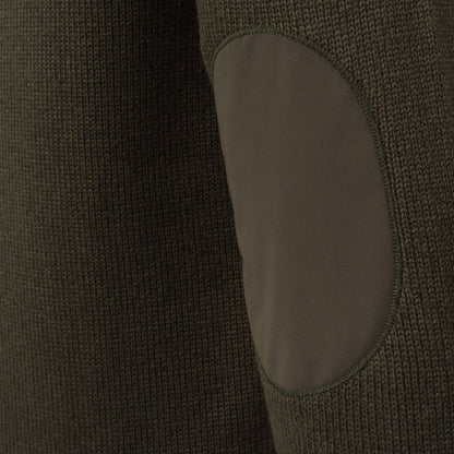 Beretta Kent V-Neck Tech Sweater Moss / Brown Bark - The Sporting Lodge