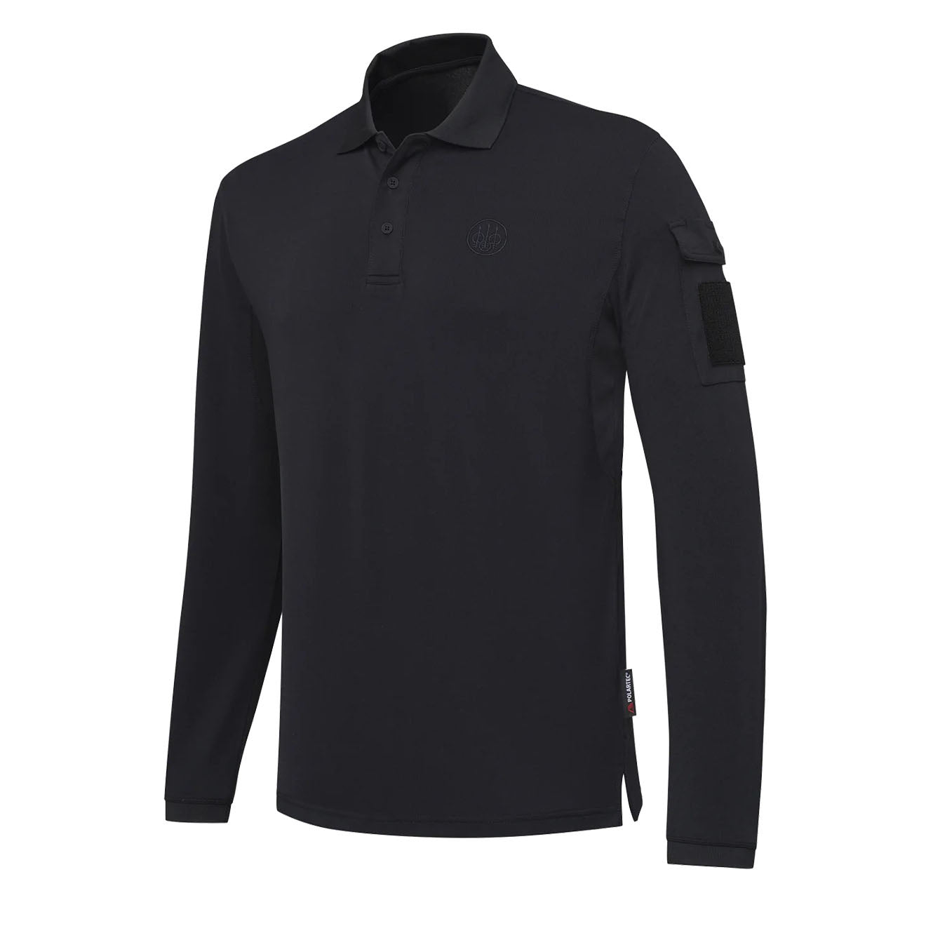 Beretta Miller Polo Long Sleeves Black - The Sporting Lodge