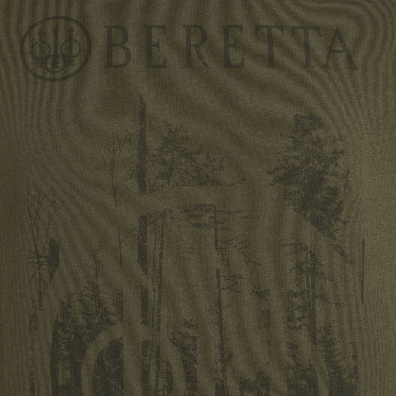 Beretta Outline T-Shirt Dark Olive
