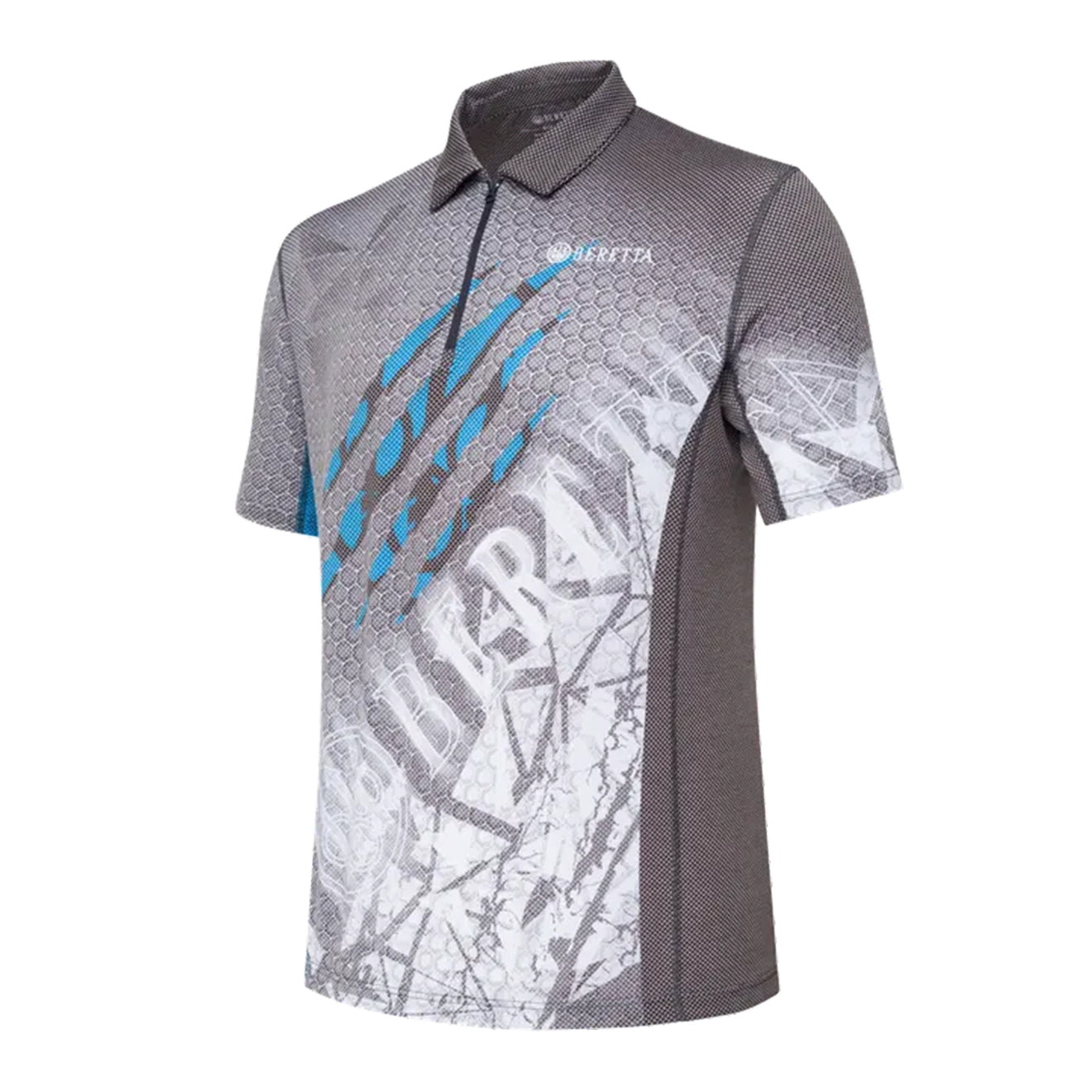 Beretta Rush Scratch Polo Black & Blue Excell