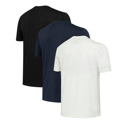 Beretta Set Of 3 Corporate T-Shirts Blue / Black / White