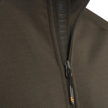 Beretta Stretch Tech Half Zip Fleece Green Moss - The Sporting Lodge