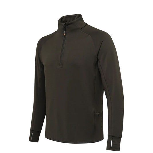 Beretta Stretch Tech Half Zip Fleece Green Moss