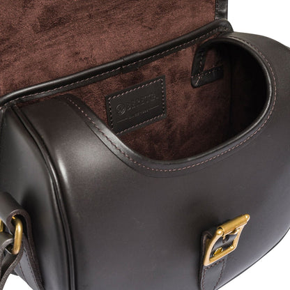 Beretta Terrain EVO Leather Cartridge Bag 100 Dark Brown - The Sporting Lodge