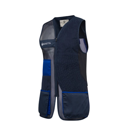 Beretta Uniform Pro 20.20 SX Shooting Vest Left Hand Blue Eclipse / Blue Royal - The Sporting Lodge