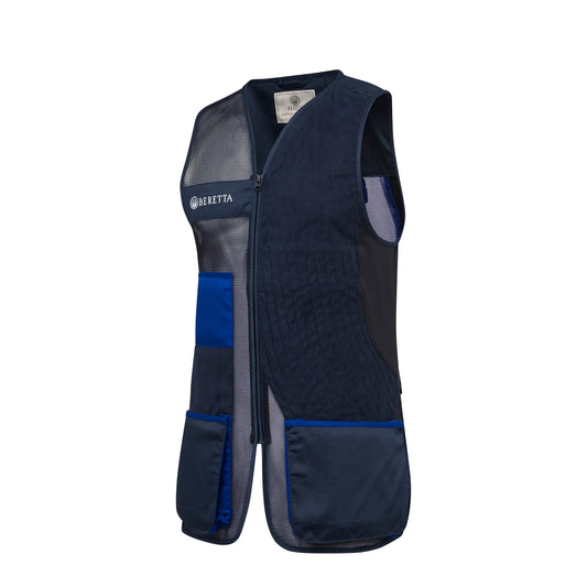 Beretta Uniform Pro 20.20 SX Shooting Vest Left Hand Blue Eclipse / Blue Royal