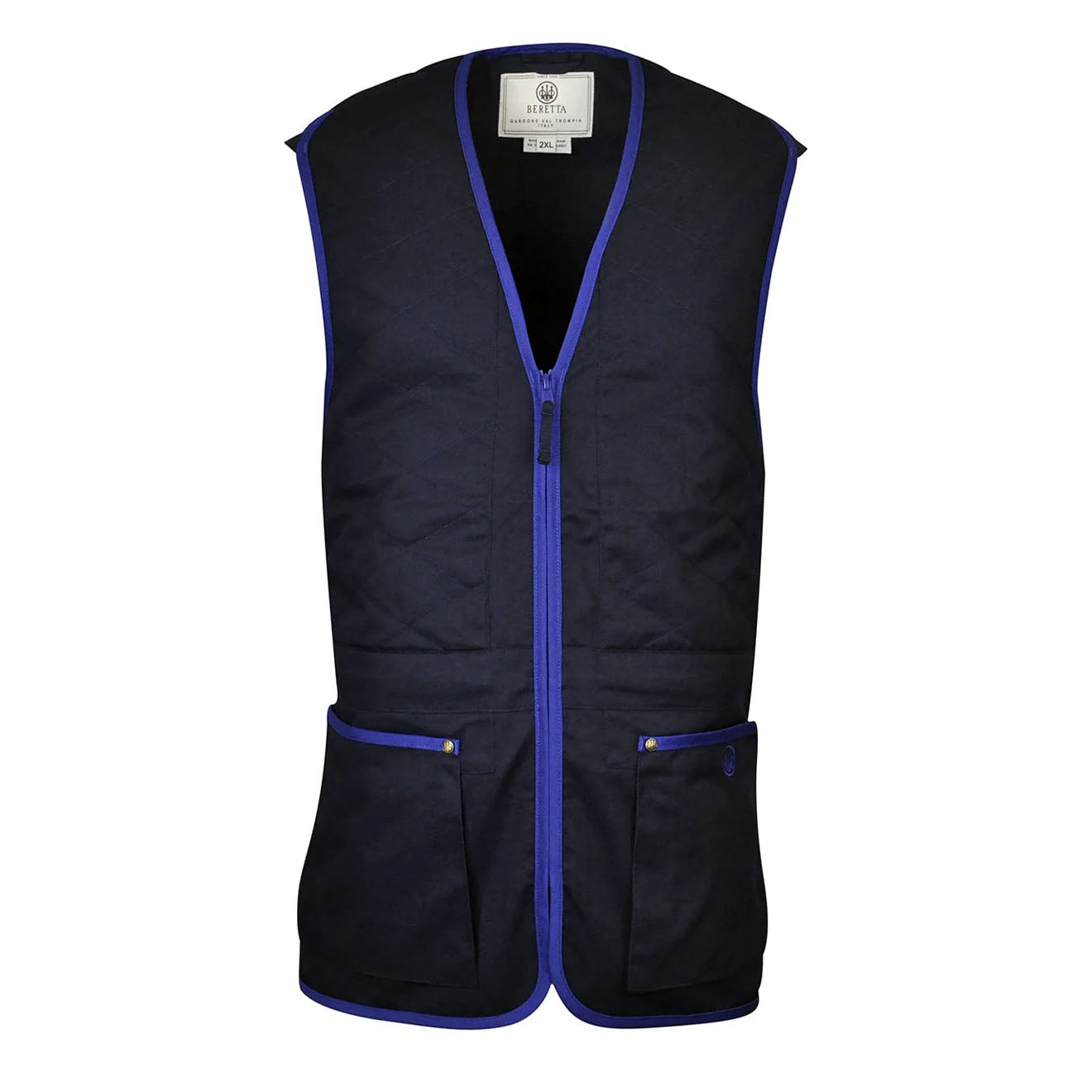 Beretta Unisex Trap Shooting Vest Navy and Beretta Blue - The Sporting Lodge