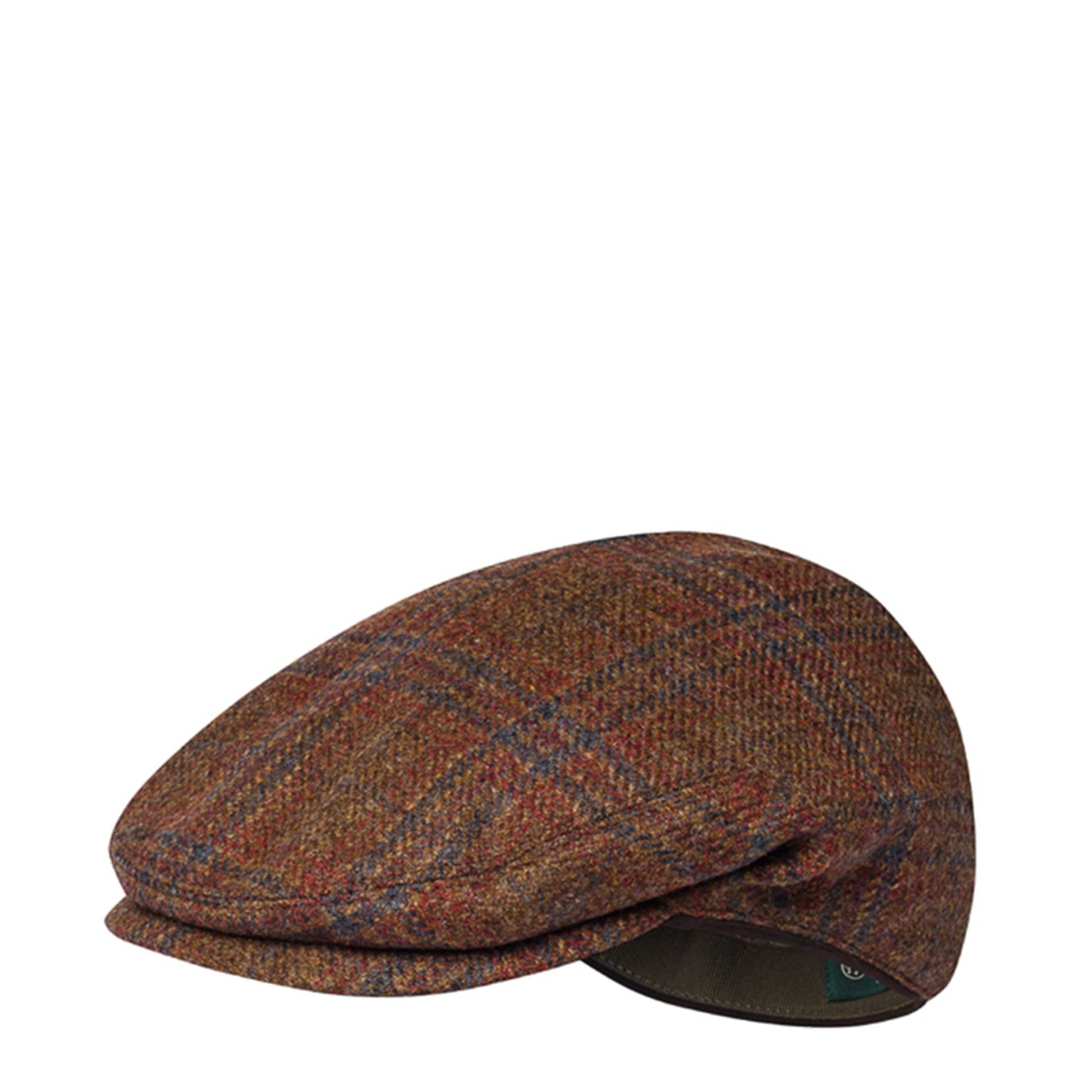 Beretta Womens St James Cap Light Brown / Blue Check - The Sporting Lodge