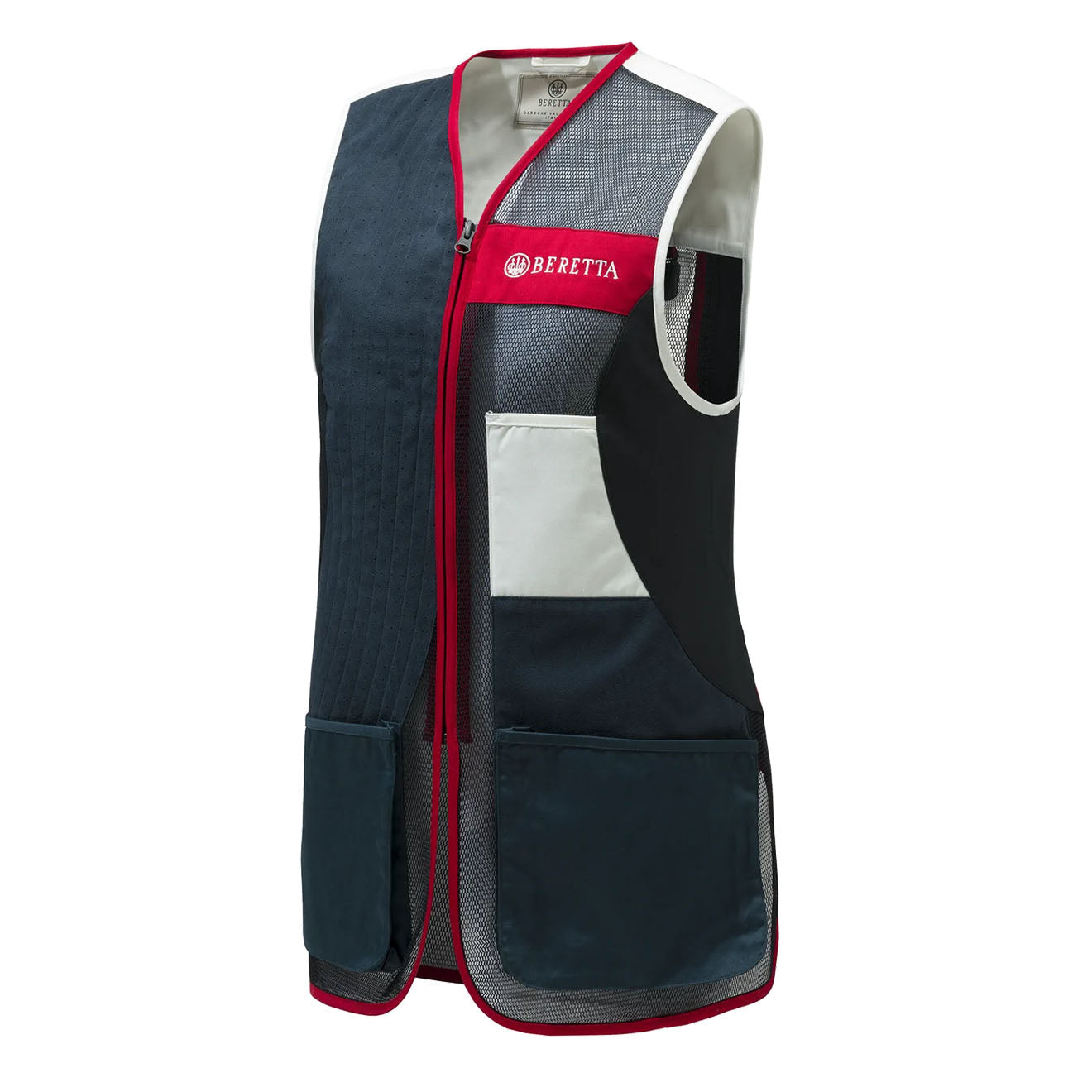 Beretta Womens Uniform Pro 20.20 Micro Shooting Vest Blue Total Eclipse / White - The Sporting Lodge