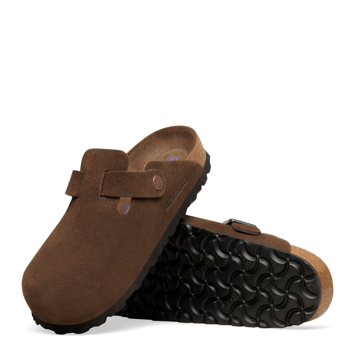 Birkenstock Boston Suede Leather Sandal Carafe Tonal FB