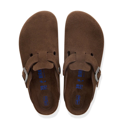 Birkenstock Boston Suede Leather Sandal Carafe Tonal FB