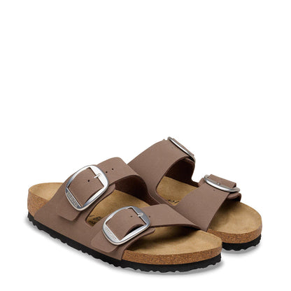 Birkenstock Womens Arizona Big Buckle Nubuck Sandal Mocca