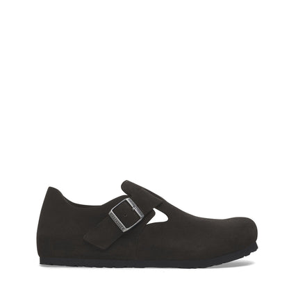 Birkenstock Womens Narrow London Suede Black - The Sporting Lodge