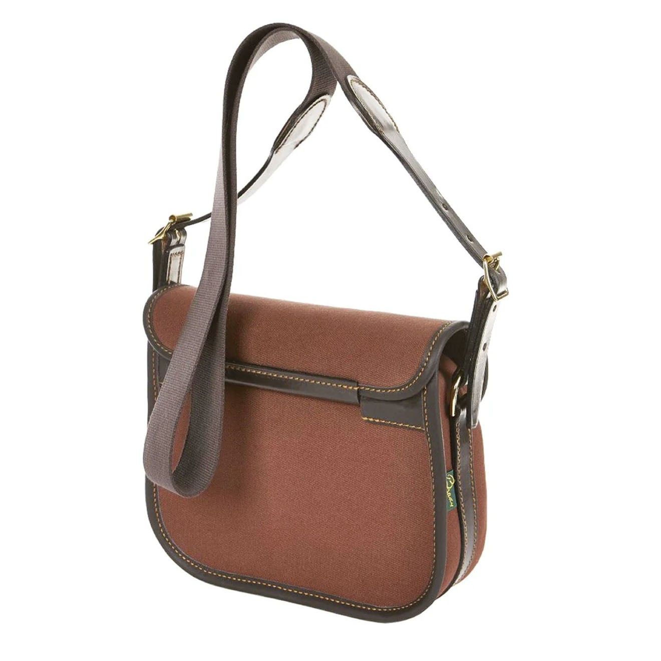 Brady Moorland Canvas Cartridge Bag 100 Rust Brown