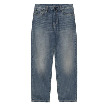 Carhartt WIP Aaron Pant Blue Dark Used Wash