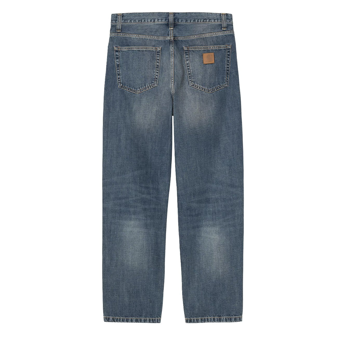 Carhartt WIP Aaron Pant Blue Dark Used Wash