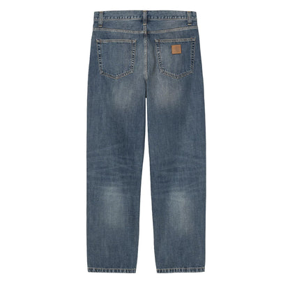 Carhartt WIP Aaron Pant Blue Dark Used Wash