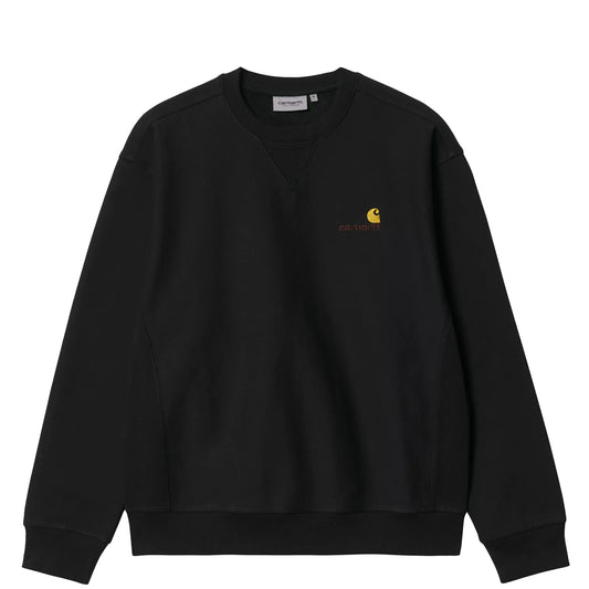 Carhartt WIP American Script Sweat Black