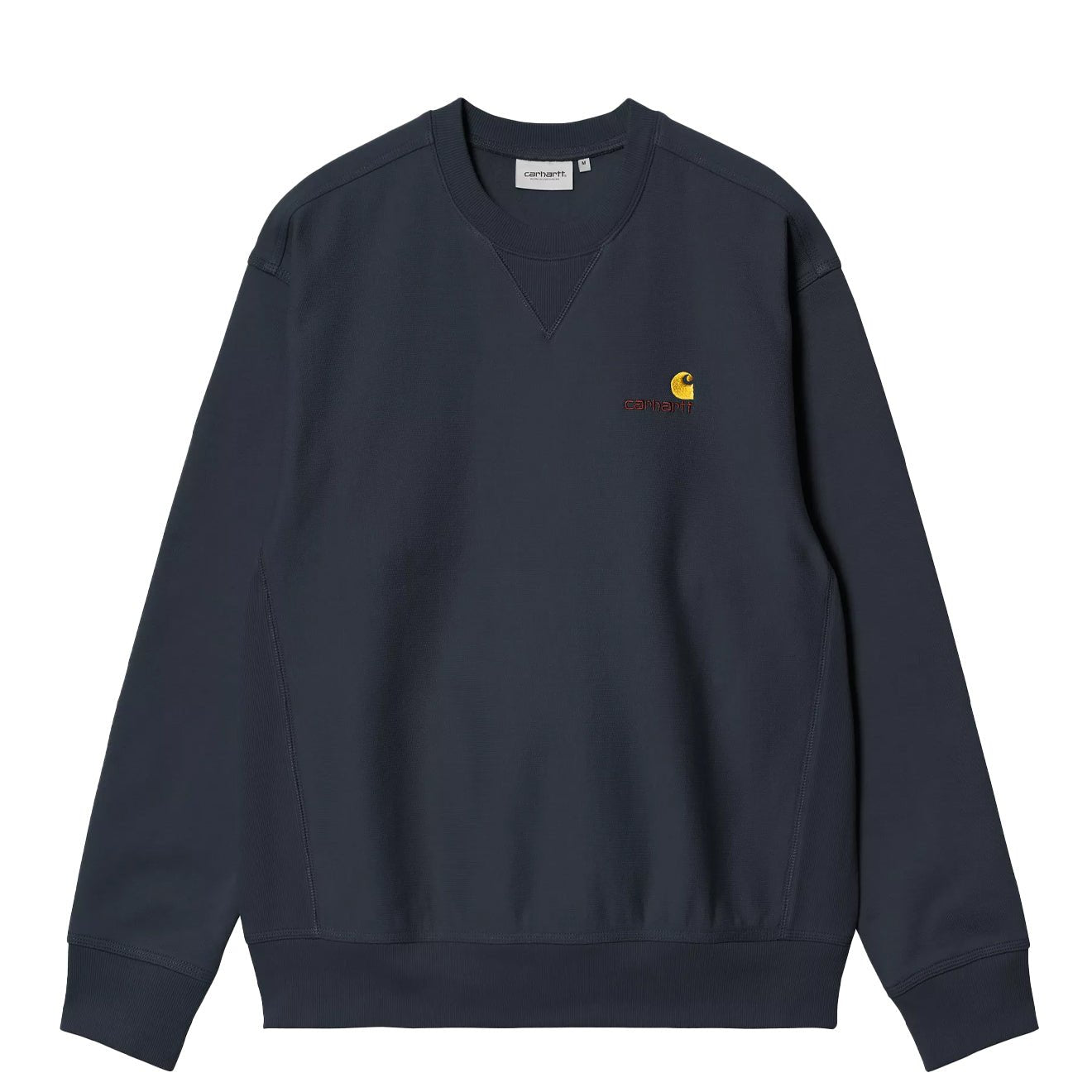 Carhartt WIP American Script Sweat Deep Night - The Sporting Lodge