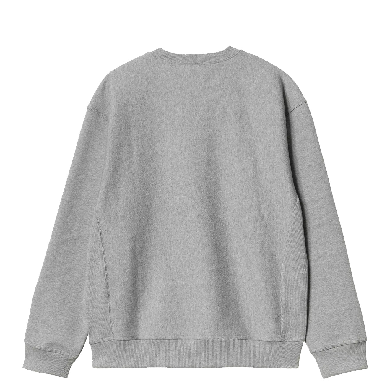 Carhartt WIP American Script Sweat Grey Heather - The Sporting Lodge