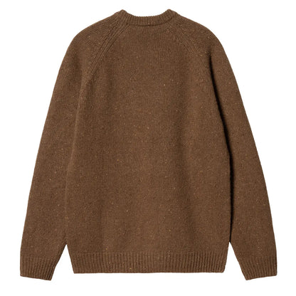 Carhartt WIP Anglistic Sweater Speckled Tamarind - The Sporting Lodge
