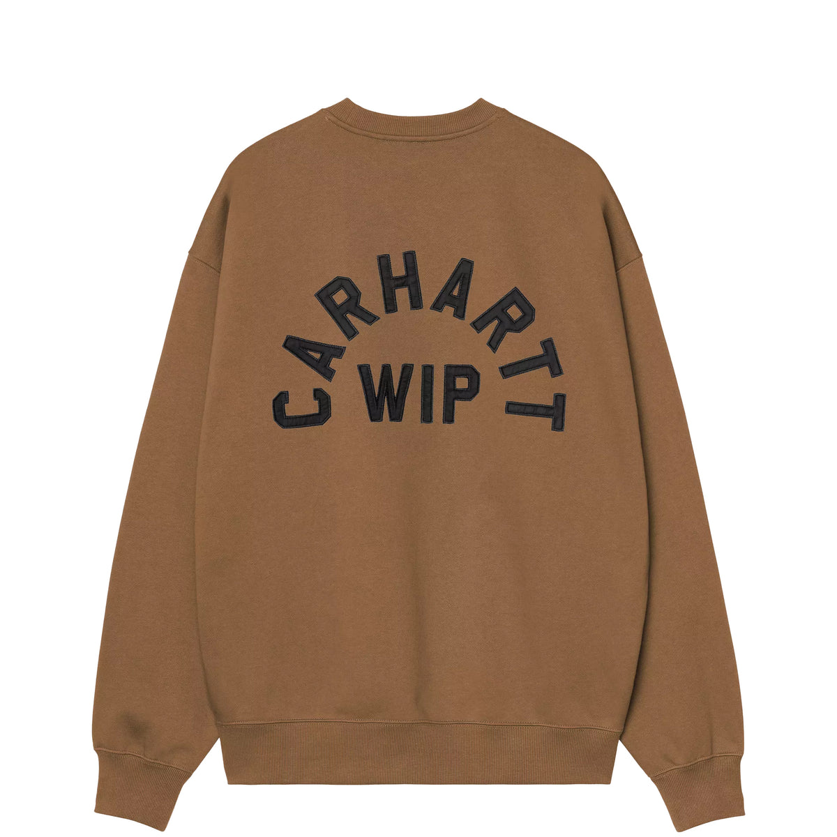 Carhartt WIP Arch Script Sweat Black / Hamilton Brown Stone Washed