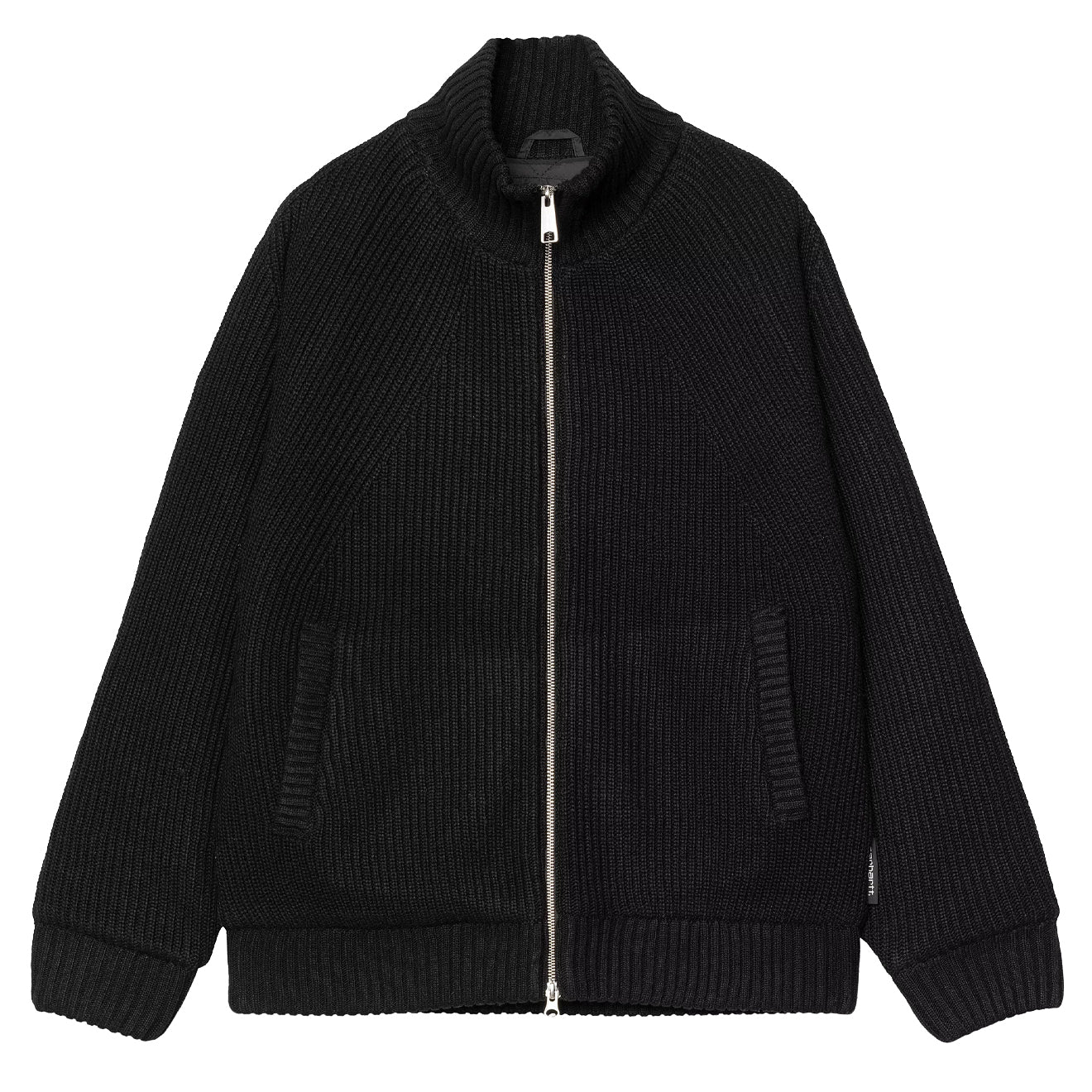 Carhartt WIP Banley Sweater Jacket Black | The Sporting Lodge