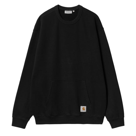 Carhartt WIP Billy Sweat Black - The Sporting Lodge