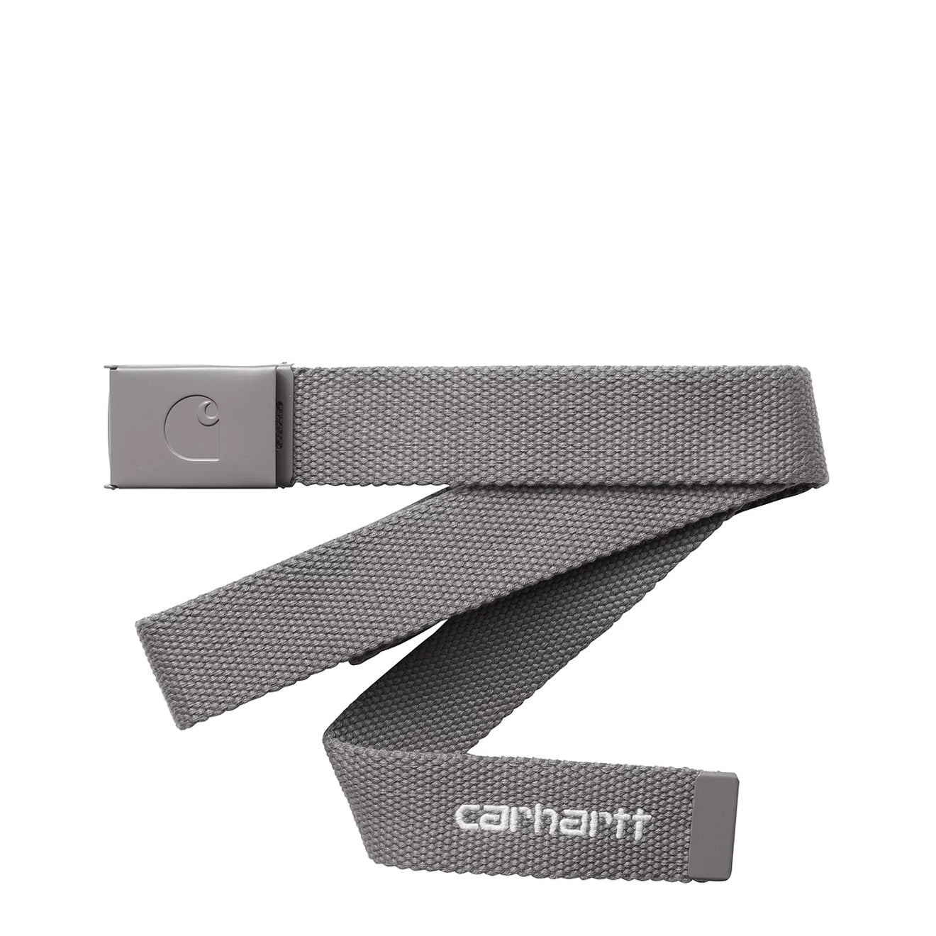 Carhartt WIP C-Logo Belt Tonal Porphyry / White - The Sporting Lodge