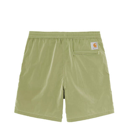 Carhartt WIP Canby Swim Trunks Gentle Green / White