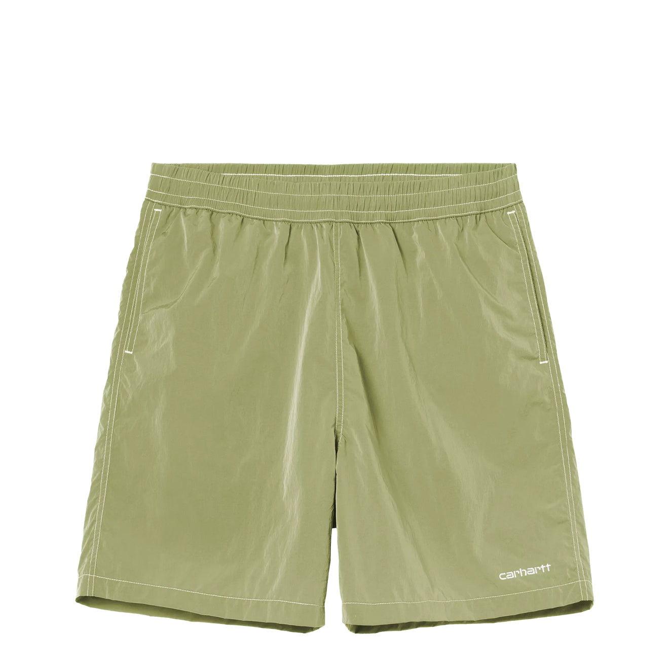 Carhartt WIP Canby Swim Trunks Gentle Green / White