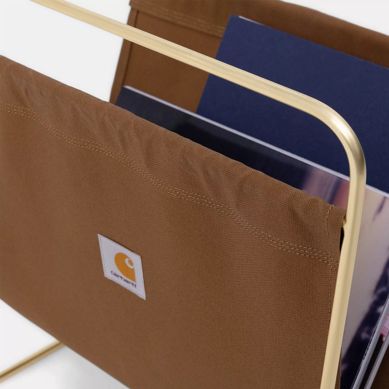 Carhartt WIP Canvas Magazine Stand Hamilton Brown - The Sporting Lodge