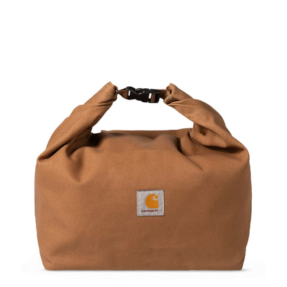 Carhartt WIP Canvas Roll-Up Insulated Bag Hamilton Brown - The Sporting Lodge