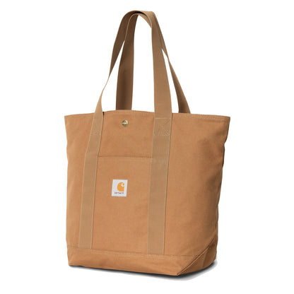 Carhartt WIP Canvas Tote Hamilton Brown Rinsed - The Sporting Lodge