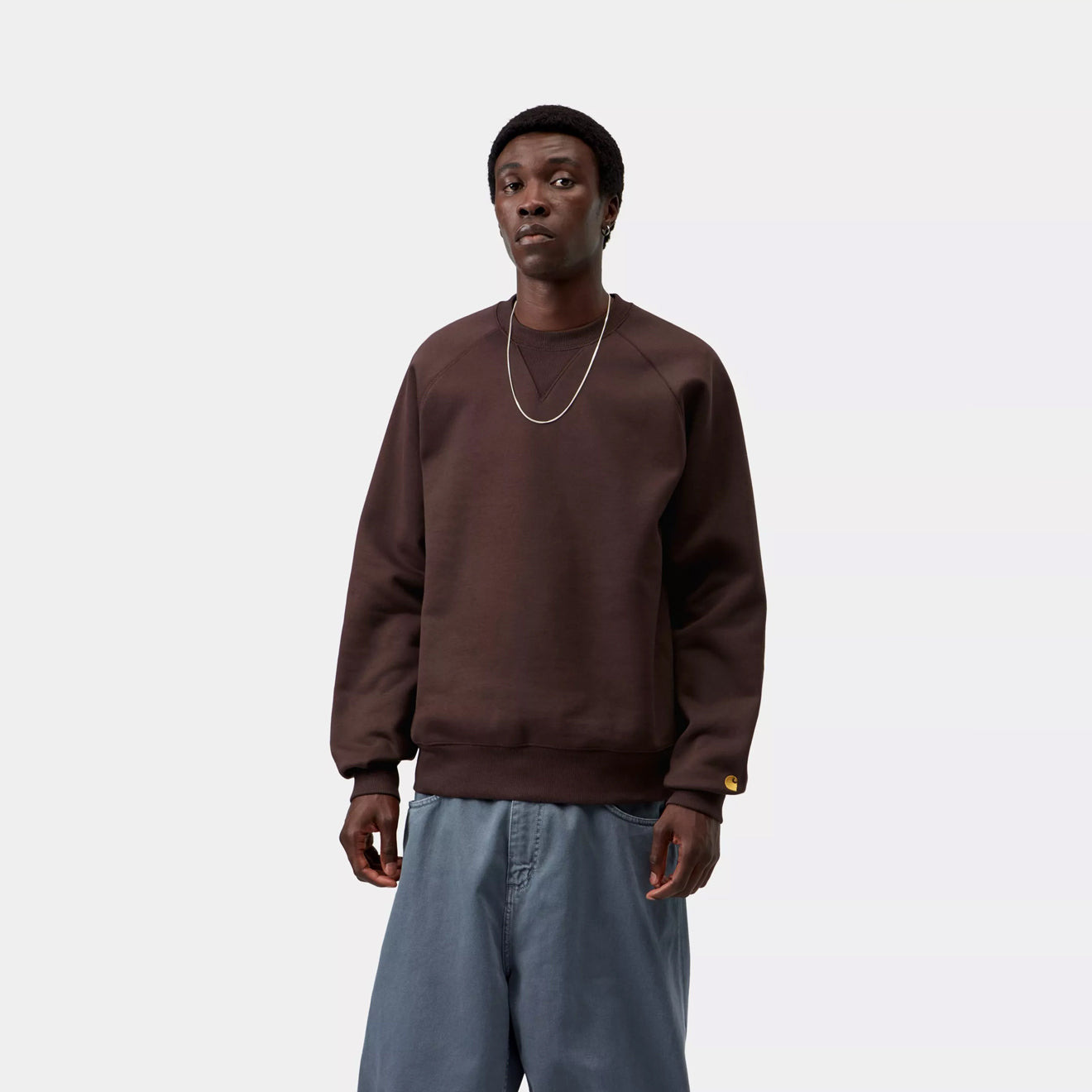 Carhartt WIP Chase Sweat Palisander / Gold