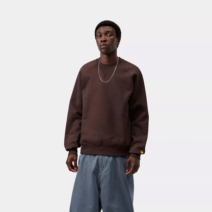Carhartt WIP Chase Sweat Palisander / Gold