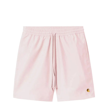 Carhartt WIP Chase Swim Trunks Dusky Pink / Gold
